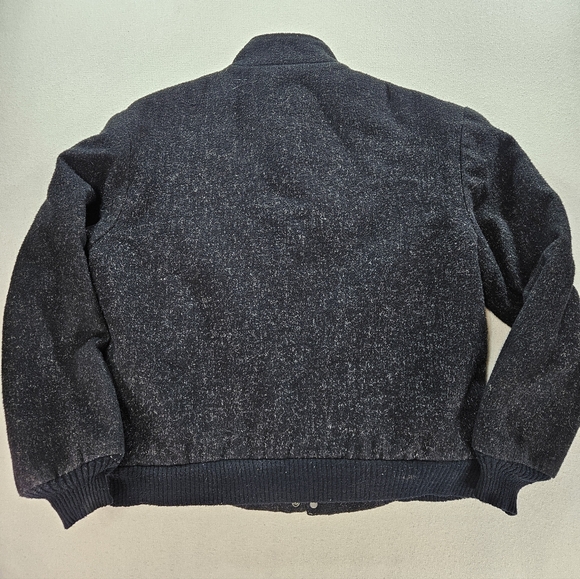 Vintage Cal Craft Sherpa Lined Wool Bomber Jacket USA XL - Picture 9 of 9